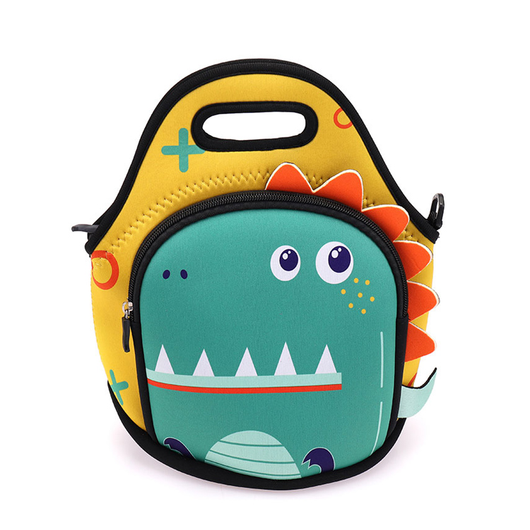 Tote Cinio Plant Crocodeil Gofal Dydd Kindergarten Neoprene