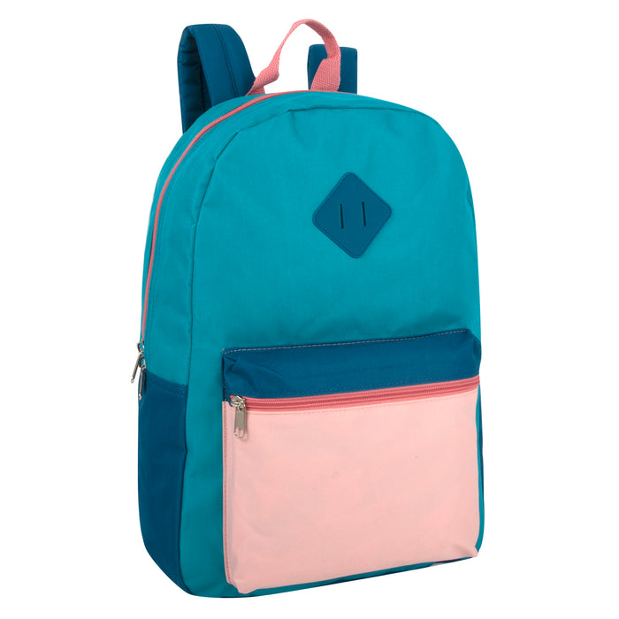 Mawr-Cynhwysedd Achlysurol 17-Inch Colorful Backpack